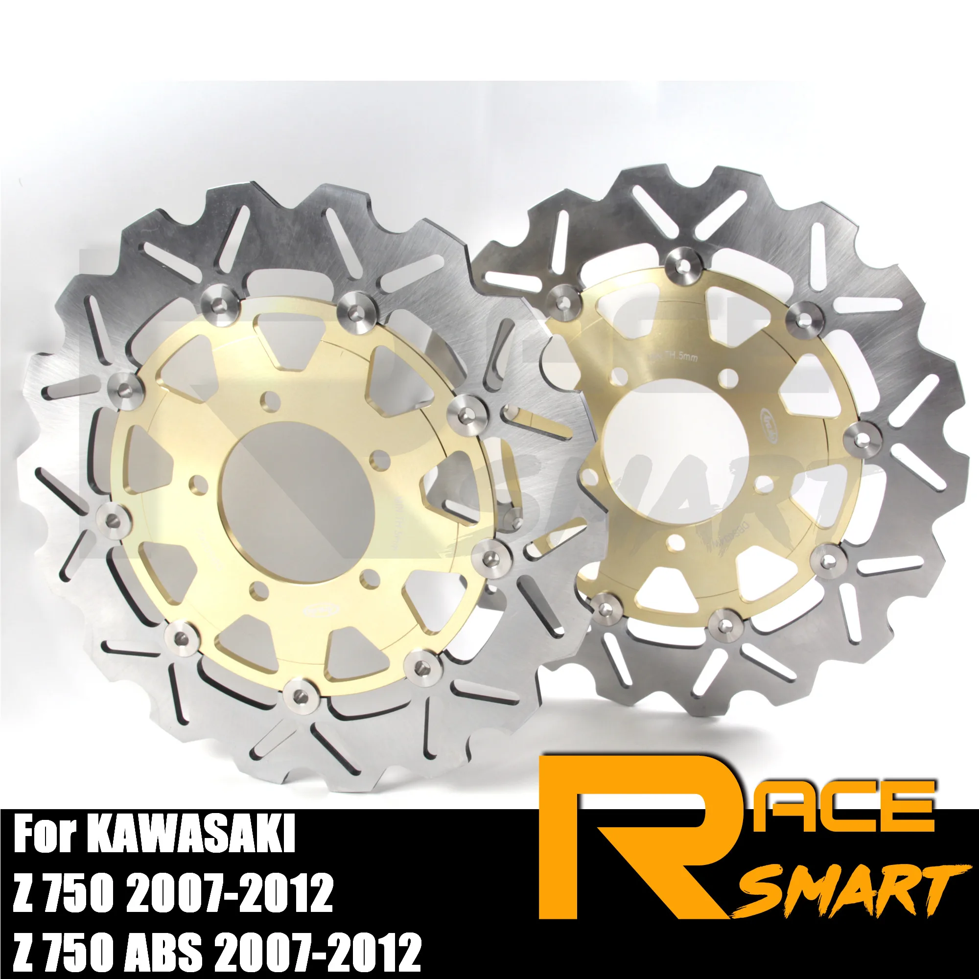 For KAWASAKI Z750 ABS 2007-2012 Motorcycle CNC Floating Front Brake Disk Disc Rotors Z-750 Z750-ABS 2008 2009 2010 2011 Gold New
For KAWASAKI Z750 ABS 2007-2012 Motorcycle CNC Floating Front Brake Disk Disc Rotors Z-750 Z750-ABS 2008 2009 2010 2011 Gold New