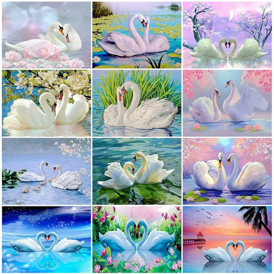 Diamond painting 5D Diy Diamant Schilderij ”white swan“Crystal Borduren Kruissteek Mozaïek Beadwork Gift Home Decor Kids gift
Diamond painting 5D Diy Diamant Schilderij ”white swan“Crystal Borduren Kruissteek Mozaïek Beadwork Gift Home Decor Kids gift