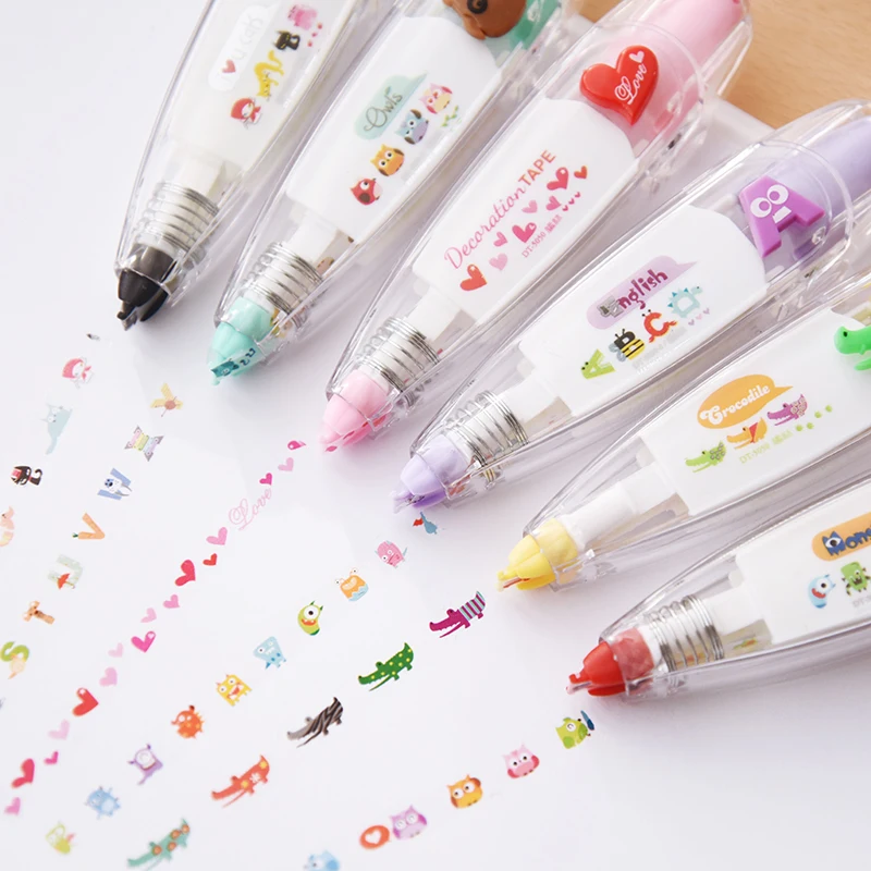 Cartoon push-type correction tape, diary lace handbook decoration tape, scrapbook decoration, student stationery, free shipping
Cartoon push-type correction tape, diary lace handbook decoration tape, scrapbook decoration, student stationery, free shipping