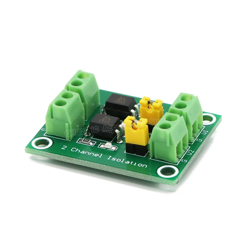 3pcs PC817 2 Channel Optocoupler Isolation Board Voltage Converter Adapter Module 3.6-30V Driver Photoelectric Isolated Module
3pcs PC817 2 Channel Optocoupler Isolation Board Voltage Converter Adapter Module 3.6-30V Driver Photoelectric Isolated Module