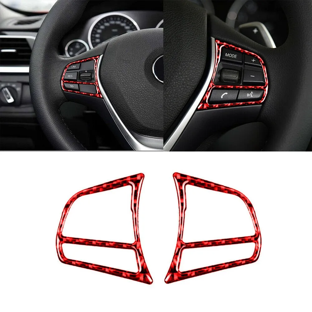 Carbon Fiber Cover Trim Decoration For BMW 3 4 Series F30 F34 Frame Red 2013-2019 Button
Carbon Fiber Cover Trim Decoration For BMW 3 4 Series F30 F34 Frame Red 2013-2019 Button
