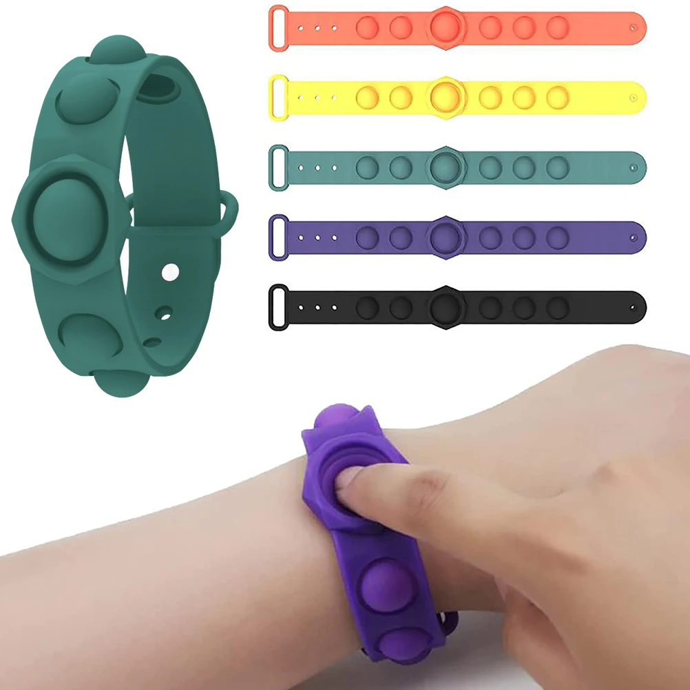 Fitget Toys Pop It Bracelet For Adult Kid Push Bubble Fidget Sensory Toy Autism Special Needs Stress Reliever Popoit Figet Toys
Fitget Toys Pop It Bracelet For Adult Kid Push Bubble Fidget Sensory Toy Autism Special Needs Stress Reliever Popoit Figet Toys