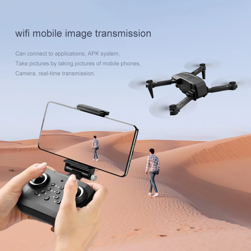 Wecute New LS-XT6 RC Drone Folding Drone Dual lens 4k HD Cameras aerial photography optical flow fixed height remote control toy
Wecute New LS-XT6 RC Drone Folding Drone Dual lens 4k HD Cameras aerial photography optical flow fixed height remote control toy