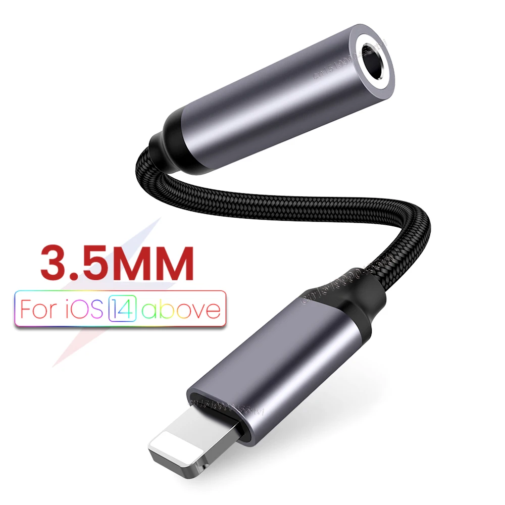For iPhone 3.5mm AUX Cable Adapter For iPhone 12 11 Pro Adapter Headphone Connector Mini Audio Splitter for iOS 14 Above Adapter
For iPhone 3.5mm AUX Cable Adapter For iPhone 12 11 Pro Adapter Headphone Connector Mini Audio Splitter for iOS 14 Above Adapter