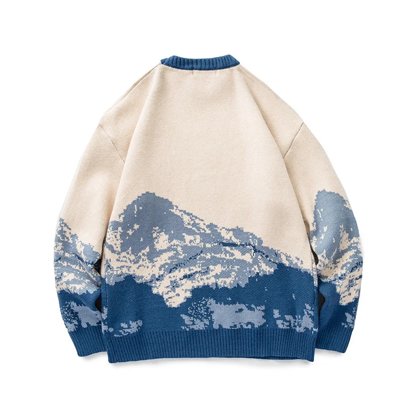 Snow Mens Sweaters Pattern Harajuku Hip Knitted Mountain Hop Pullover Knitwear Tops Men Fashion Streetwear Outwear Male Sweaters
Snow Mens Sweaters Pattern Harajuku Hip Knitted Mountain Hop Pullover Knitwear Tops Men Fashion Streetwear Outwear Male Sweaters