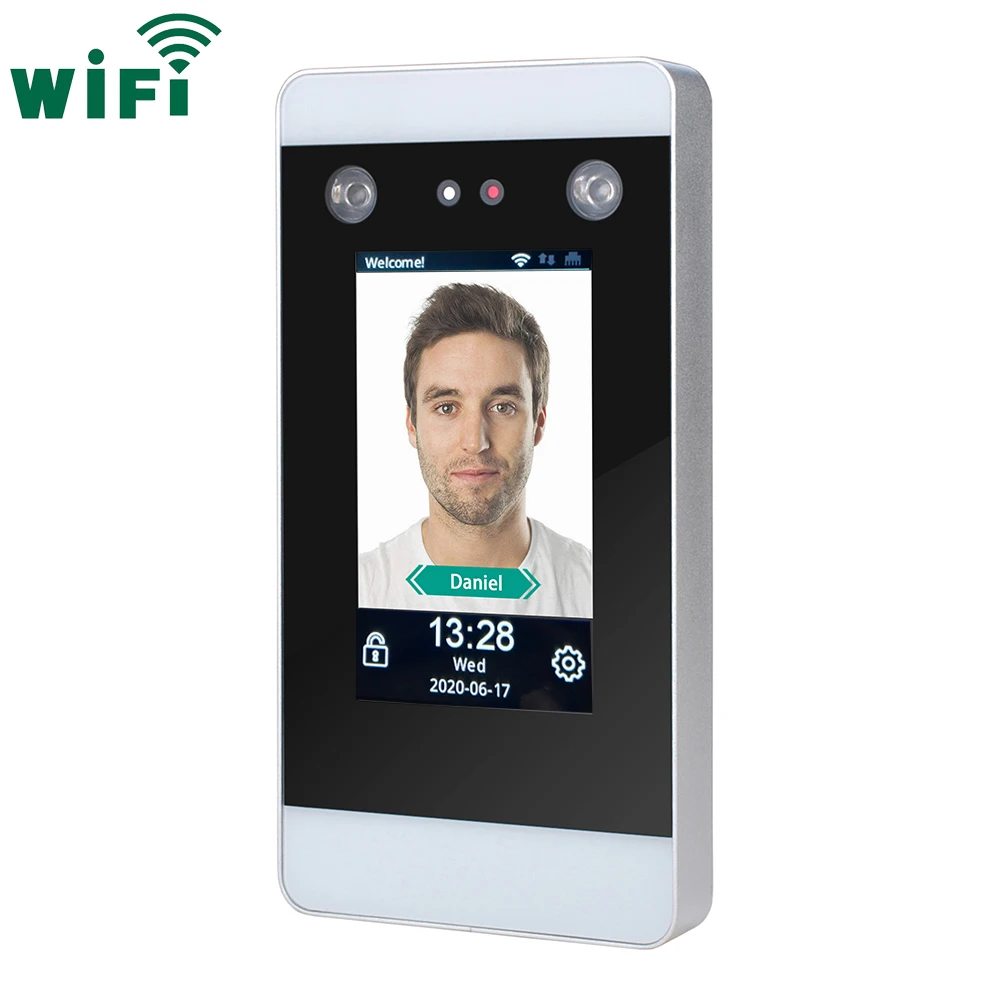 Wi-Fi TCP/IP динамическая система распознавания лица, времени посещаемости и контроля доступа
Wi-Fi TCP/IP динамическая система распознавания лица, времени посещаемости и контроля доступа