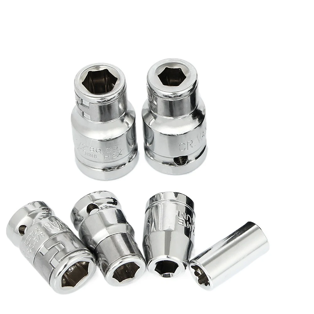 1pc 3/8 1/2 Inch Square Drive to 1/4 5/16 3/8 inch Hex Shank Socket Adapter Wrench Converter Tool Screwdriver Bit Holder
1pc 3/8 1/2 Inch Square Drive to 1/4 5/16 3/8 inch Hex Shank Socket Adapter Wrench Converter Tool Screwdriver Bit Holder