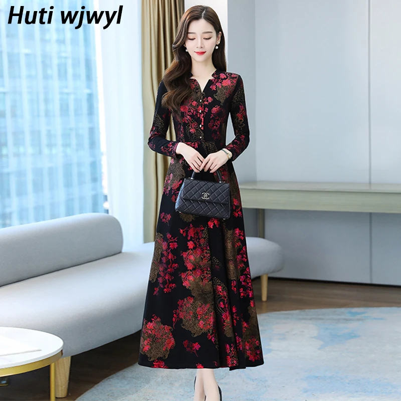 Autumn Winter Vintage Velvet Thicken Warm Vestidos 2022 Women Casual Evening Maxi Robe Party Elegant Bodycon Red Prom Midi Dress
Autumn Winter Vintage Velvet Thicken Warm Vestidos 2022 Women Casual Evening Maxi Robe Party Elegant Bodycon Red Prom Midi Dress