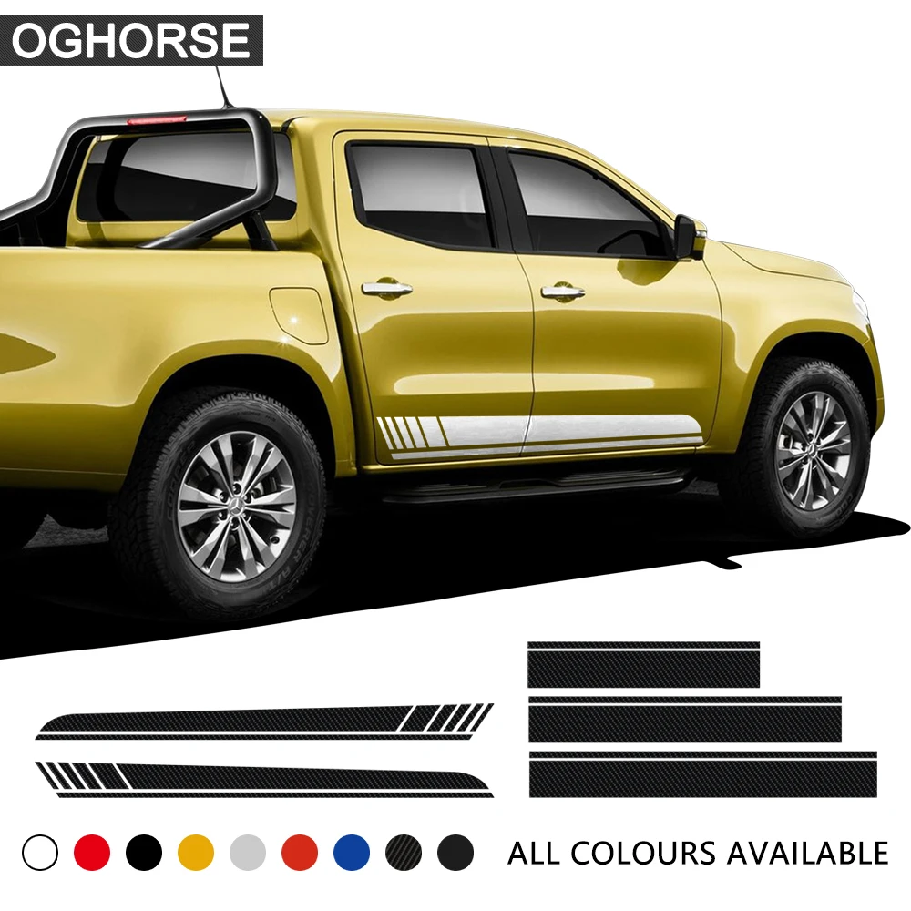 Front to Rear AMG Racing Stripes Side Skirt Vinyl Decal Sticker for Mercedes Benz X-Class W470 2017-2020 Accessories
Front to Rear AMG Racing Stripes Side Skirt Vinyl Decal Sticker for Mercedes Benz X-Class W470 2017-2020 Accessories