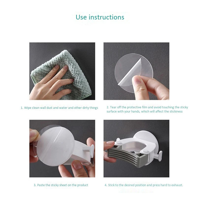 Wall-Mounted Mop Hook Seamless Bathroom Bathroom Storage Rack Broom Hanger Bathroom Free Punch Mop Clip
Wall-Mounted Mop Hook Seamless Bathroom Bathroom Storage Rack Broom Hanger Bathroom Free Punch Mop Clip