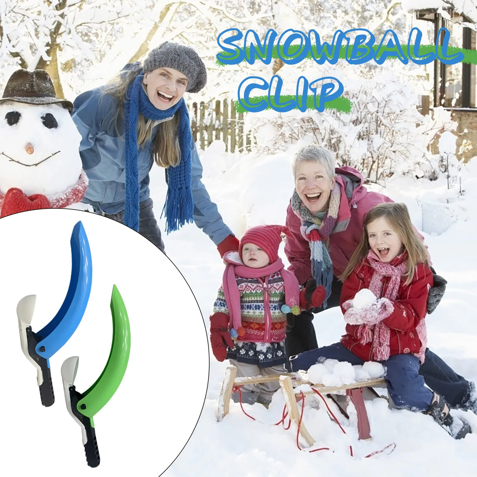 Snowball Maker Multicolor Kids Snowball Maker Snow Ball Mold Clip Toy For Winter Outdoor Sports Snow Mould Tools
Snowball Maker Multicolor Kids Snowball Maker Snow Ball Mold Clip Toy For Winter Outdoor Sports Snow Mould Tools