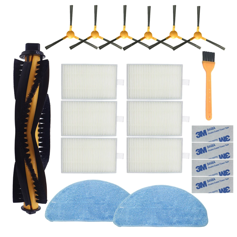 Side Brush HEPA Filter Mop cloth for Proscenic 800T 820S for LIECTROUX C30B Vacuum Cleaner Cleaning Filter Accessories kit
Side Brush HEPA Filter Mop cloth for Proscenic 800T 820S for LIECTROUX C30B Vacuum Cleaner Cleaning Filter Accessories kit