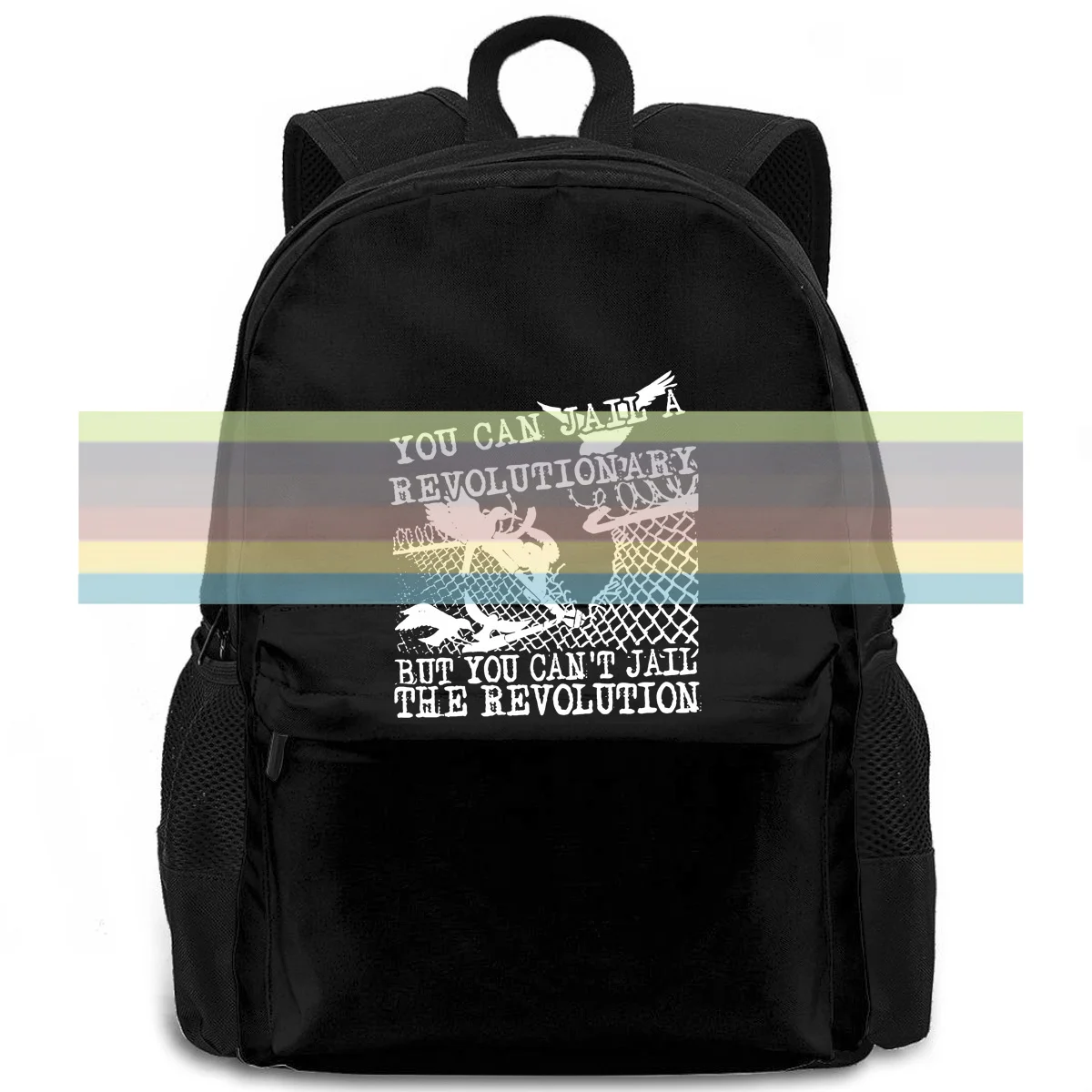 

Революционное тюремное управление Принт женщины мужчины рюкзак для ноутбука путешествия школы взрослый студент