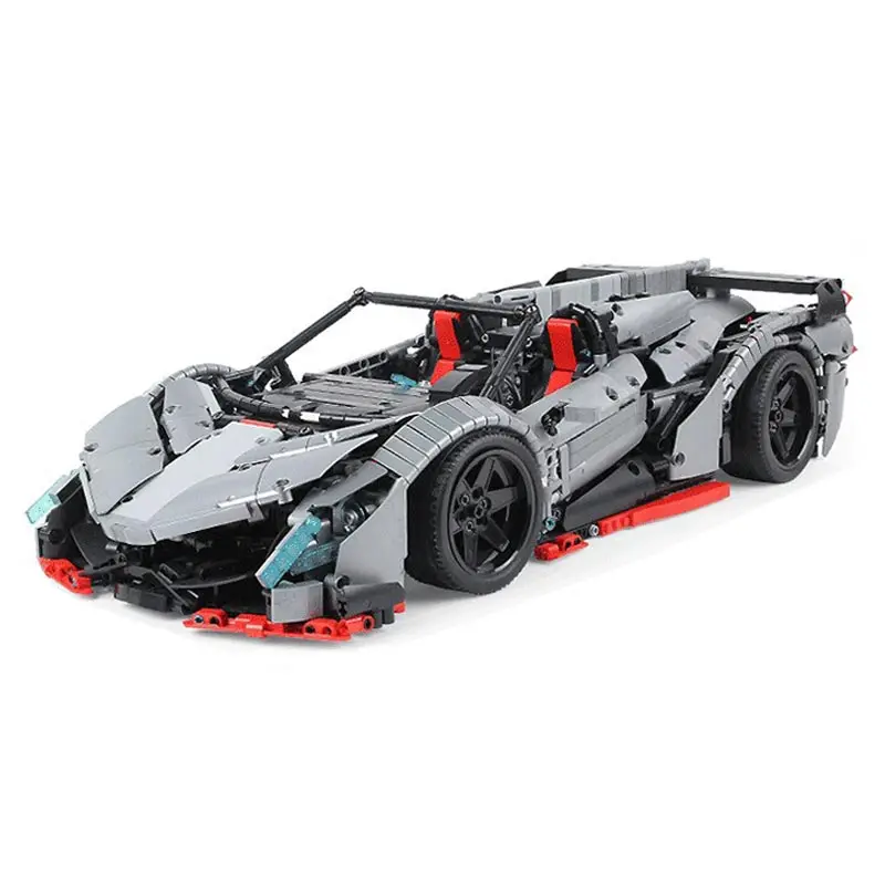 Model Building Blocks The 1:10 Gray 3427PCS Super Speed Sports Racing Car Fast Vehicle Technical MOC Bricks Set Gifts Kids Toys
Model Building Blocks The 1:10 Gray 3427PCS Super Speed Sports Racing Car Fast Vehicle Technical MOC Bricks Set Gifts Kids Toys