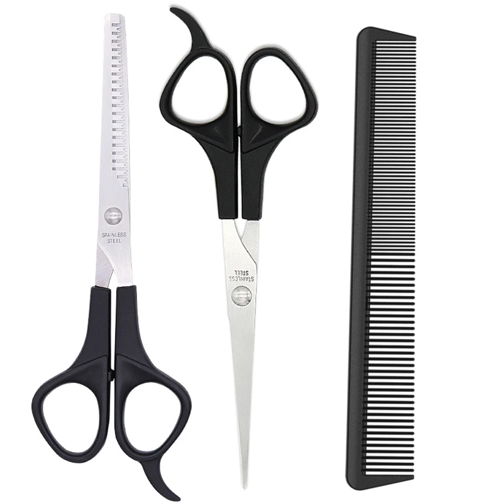 3PC Hairdressing Scissors 6 Inch Scissors for Cutting Thinning Hair Comb Barber Accessories Salon Hairdresser Shear Styling Tool
3PC Hairdressing Scissors 6 Inch Scissors for Cutting Thinning Hair Comb Barber Accessories Salon Hairdresser Shear Styling Tool