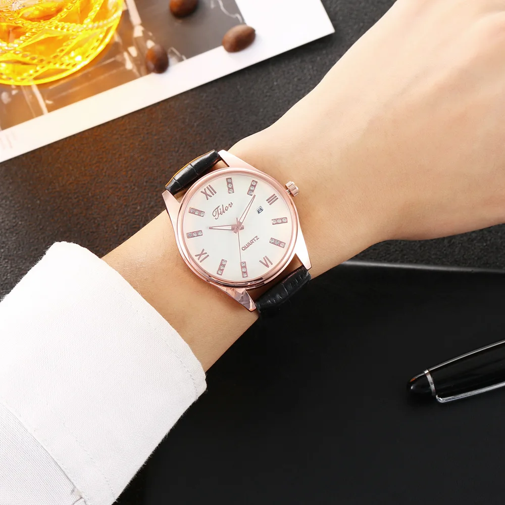 2021 High-End Magic Blue Mirror Men's Business Watch Diamond Roman Scale Life Waterproof Belt Quartz Watch 
2021 High-End Magic Blue Mirror Men's Business Watch Diamond Roman Scale Life Waterproof Belt Quartz Watch