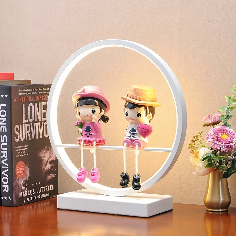 Desk Lamp Bedroom Bedside Table Lampe Contracted Modern Nordic INS Warm Dimming Circle Living Room Lampara Home Decoration
Desk Lamp Bedroom Bedside Table Lampe Contracted Modern Nordic INS Warm Dimming Circle Living Room Lampara Home Decoration