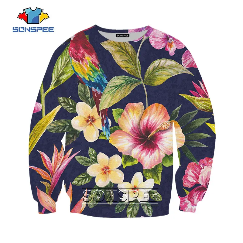 SONSPEE New 3D Print Animal Parrot Sweatshirt Autumn Men Women Hoodies Funny Long Sleeve Hip Hop Street Top Fashion Pullover
SONSPEE New 3D Print Animal Parrot Sweatshirt Autumn Men Women Hoodies Funny Long Sleeve Hip Hop Street Top Fashion Pullover
