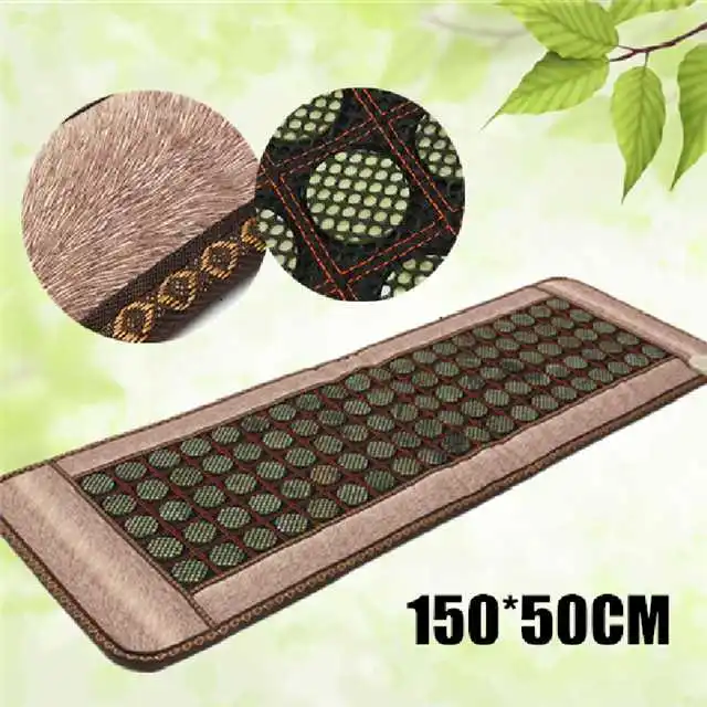 Electric Heating Pads Natural Jade Infrared Massage Mat Thermostat Warming Blanket Stones Negative ion Massage Pad 50*150CM
Electric Heating Pads Natural Jade Infrared Massage Mat Thermostat Warming Blanket Stones Negative ion Massage Pad 50*150CM