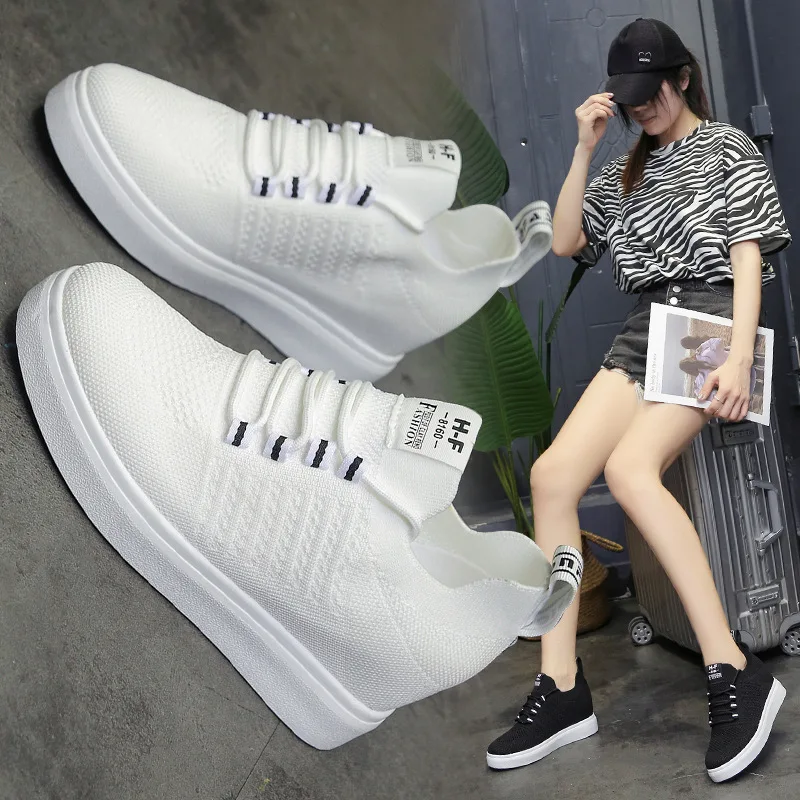 Increased White Shoes 2021 Summer New Breathable Mesh Casual Vulcanize Shoes Outdoor Comfortable Platform Lace-up Women's Shoes
Increased White Shoes 2021 Summer New Breathable Mesh Casual Vulcanize Shoes Outdoor Comfortable Platform Lace-up Women's Shoes