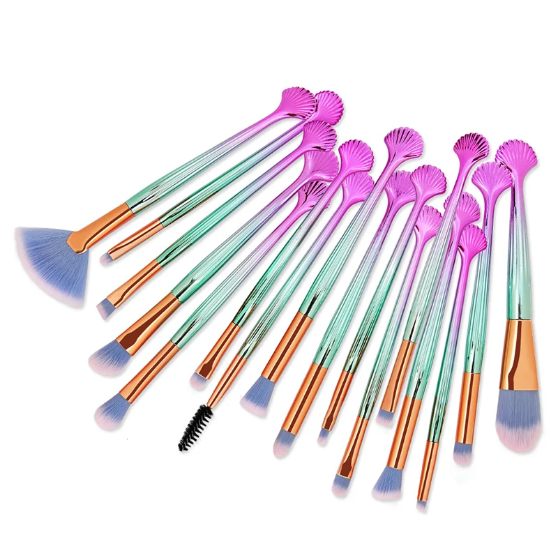 Fashion 16Pcs Makeup Brush Sets Foundation Eye Shadow Lip Contour Blending Cute Shell Brush Beauty Make Up Tool Kits
Fashion 16Pcs Makeup Brush Sets Foundation Eye Shadow Lip Contour Blending Cute Shell Brush Beauty Make Up Tool Kits