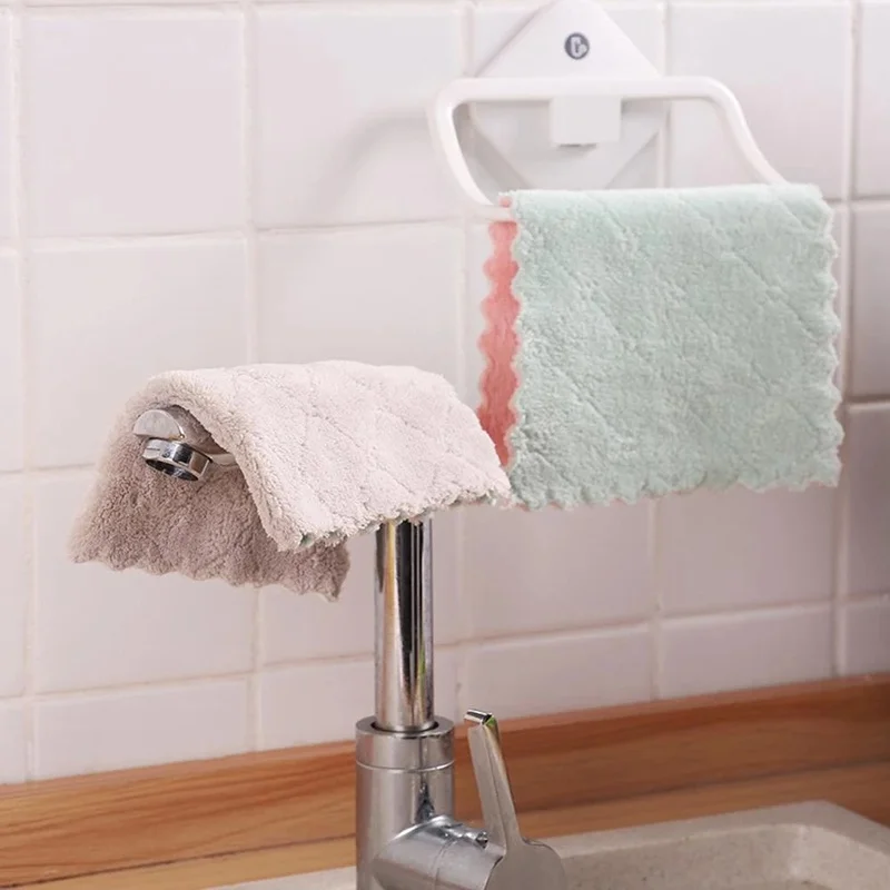 2/4pcs Microfiber Kitchen Towel Dish Cloth Non-stick Oil Double-sided Thick Coral Fleece Household Tableware Cleaning Tools
2/4pcs Microfiber Kitchen Towel Dish Cloth Non-stick Oil Double-sided Thick Coral Fleece Household Tableware Cleaning Tools