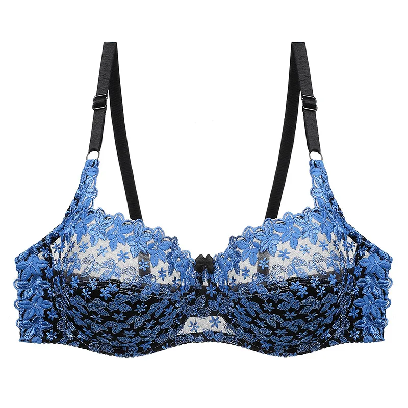 Ultra Thin Lace Embroidery Bras Bralette Plus Size Sexy Women Transparent Brassiere Wire Free Underwear Adjustable CD Cup Bra
Ultra Thin Lace Embroidery Bras Bralette Plus Size Sexy Women Transparent Brassiere Wire Free Underwear Adjustable CD Cup Bra