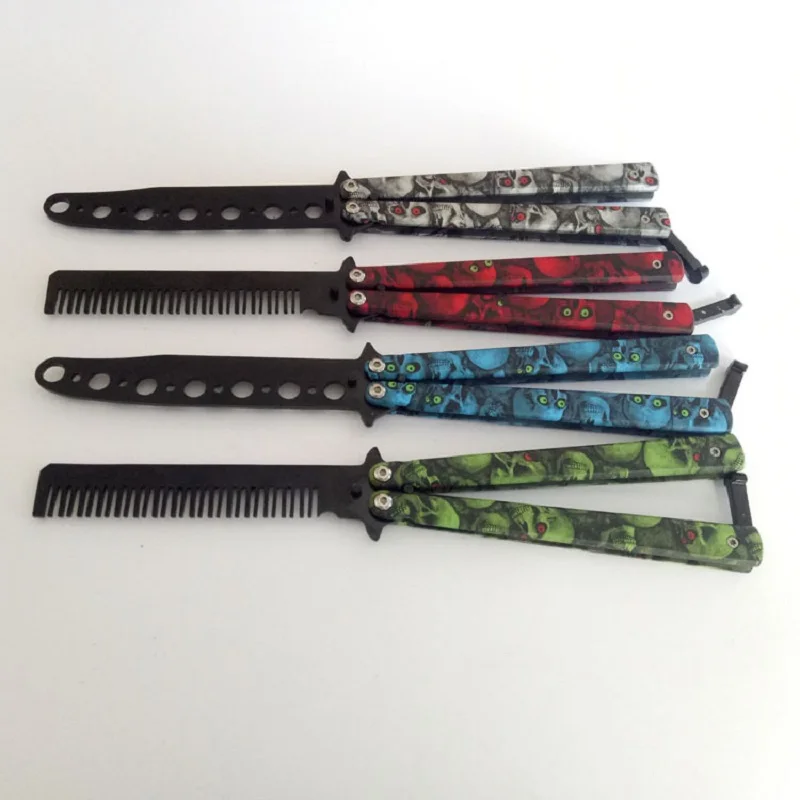 Hysenss Practice Folding Pocket Butterfly Knifes Stainless Steel Training Ghost Head Blades Fixed Blade Edc Survival Knife Tools
Hysenss Practice Folding Pocket Butterfly Knifes Stainless Steel Training Ghost Head Blades Fixed Blade Edc Survival Knife Tools