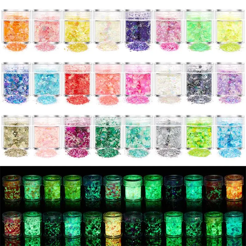 Neon Phosphor Pigment Powder Set Fluorescent Nail Glitter Eye Powder Manicure Decoration Nail Art Dust Pigment Paillettes
Neon Phosphor Pigment Powder Set Fluorescent Nail Glitter Eye Powder Manicure Decoration Nail Art Dust Pigment Paillettes
