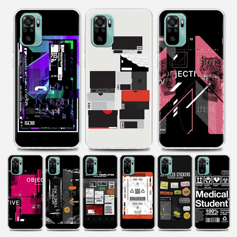 Ticket Label Clear Phone Case for Xiaomi Mi 11 10 10T Note 10 Mi 9 SE Mi 11T Pro Poco X2 M3 F3 X3 M4 Soft Silicon
Ticket Label Clear Phone Case for Xiaomi Mi 11 10 10T Note 10 Mi 9 SE Mi 11T Pro Poco X2 M3 F3 X3 M4 Soft Silicon