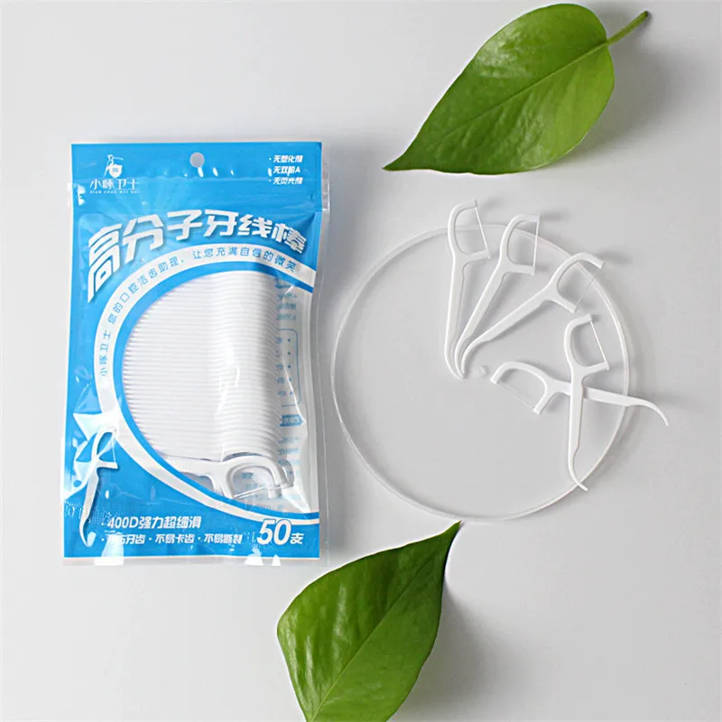50 PCS Disposable Dental Flosser Interdental Brush Teeth Stick Toothpicks Floss Pick Oral Gum Teeth Cleaning Care Tools
50 PCS Disposable Dental Flosser Interdental Brush Teeth Stick Toothpicks Floss Pick Oral Gum Teeth Cleaning Care Tools