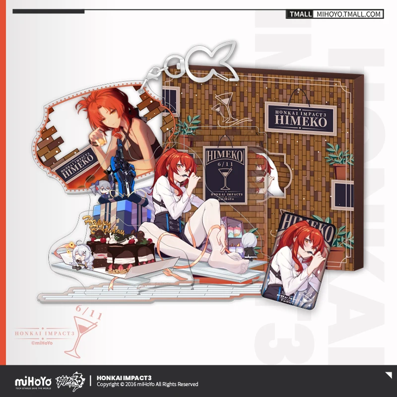 Game Honkai Impact 3 Anime Murata Himeko 2022 Birthday Gift Box Acrylic Stand Model Figure Keychain Pendant Badge Brooch Pin
Game Honkai Impact 3 Anime Murata Himeko 2022 Birthday Gift Box Acrylic Stand Model Figure Keychain Pendant Badge Brooch Pin