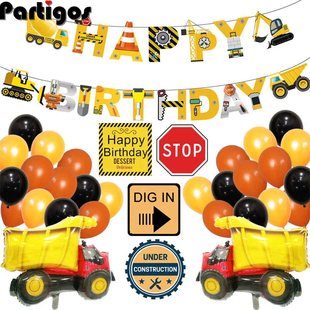 1Set Excavator Inflatable Balloons Construction Tractor Ball Truck Vehicle Banners Baby Shower Kids Boys Birthday Party Supplies
1Set Excavator Inflatable Balloons Construction Tractor Ball Truck Vehicle Banners Baby Shower Kids Boys Birthday Party Supplies