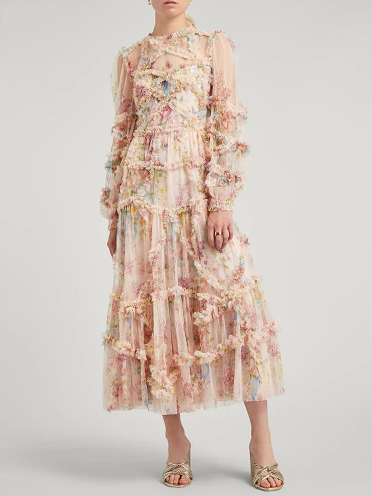 Big-name summer net gauze hollow ruffled women's slim dress 2021New ladies fashion high-quality pleated puff skirt bra bing XL
Big-name summer net gauze hollow ruffled women's slim dress 2021New ladies fashion high-quality pleated puff skirt bra bing XL