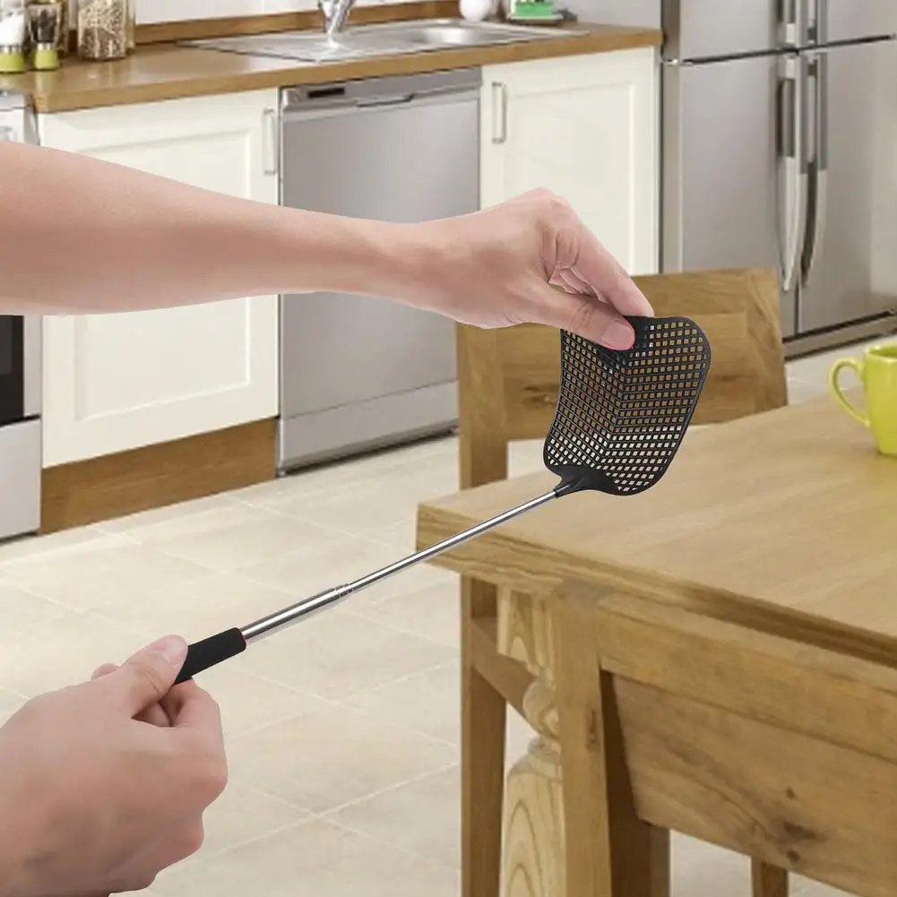 Extendable Fly Swatter, Durable Telescopic Plastic Fly Swatter Heavy Duty Set, Retractable Flyswatter with Stainless Steel Long
Extendable Fly Swatter, Durable Telescopic Plastic Fly Swatter Heavy Duty Set, Retractable Flyswatter with Stainless Steel Long