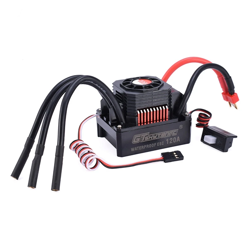 GTSKYTENRC водонепроницаемый 120A ESC Электрический контроллер скорости для RC 1/8 RC автомобиль 4076 4068 бесщеточный двигатель
GTSKYTENRC водонепроницаемый 120A ESC Электрический контроллер скорости для RC 1/8 RC автомобиль 4076 4068 бесщеточный двигатель