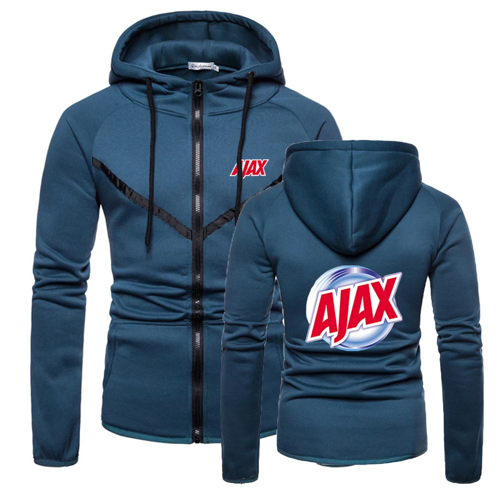 AJAX Logo 2021 New Brand High Quality Wild Zipper Hoodies Men Fitness Sweatshirts Solid Color Style Trend Sportswear
AJAX Logo 2021 New Brand High Quality Wild Zipper Hoodies Men Fitness Sweatshirts Solid Color Style Trend Sportswear