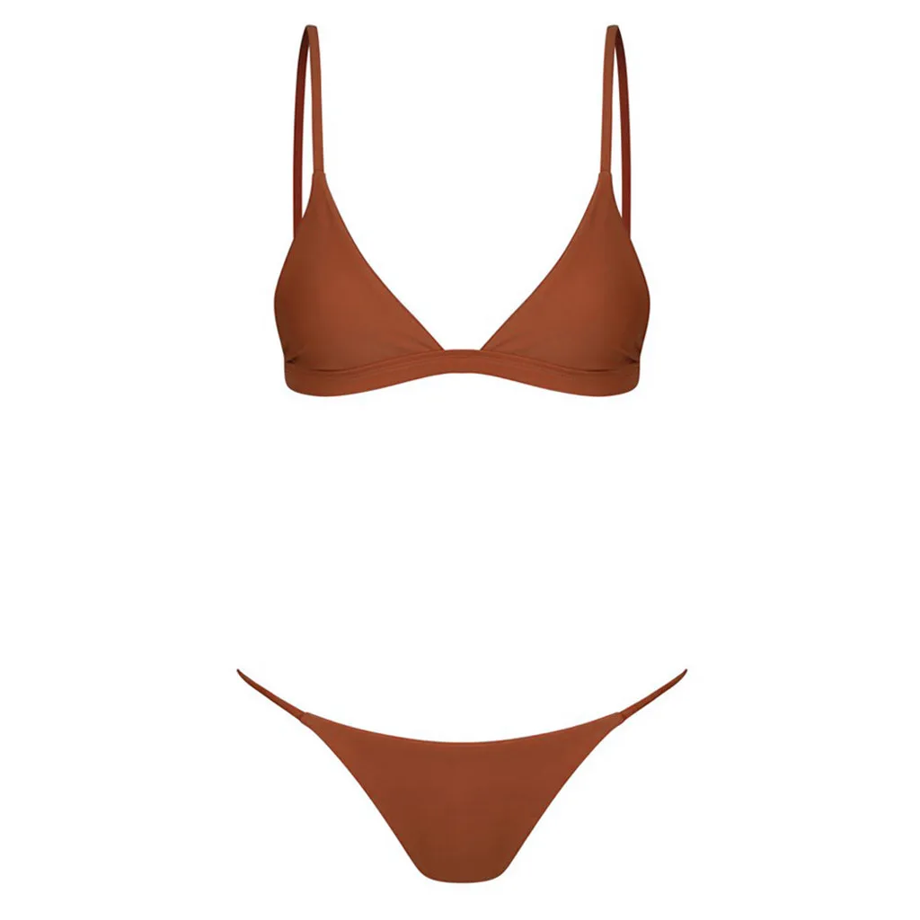 Sexy Triangle Bikini Set Women Solid Bathing Suit Swimwear Summer Beach Wear Female Low Waist Push Up Brazilian Swimsuit Biquini
Sexy Triangle Bikini Set Women Solid Bathing Suit Swimwear Summer Beach Wear Female Low Waist Push Up Brazilian Swimsuit Biquini