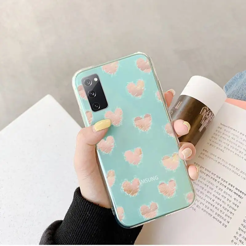 Cartoon pink simple love Phone Case Transparent For Samsung S 10 9 20 11 7 8 21 6 P Edge PLUS ULTRA 4G 5G Soft TPU Mobile bags
Cartoon pink simple love Phone Case Transparent For Samsung S 10 9 20 11 7 8 21 6 P Edge PLUS ULTRA 4G 5G Soft TPU Mobile bags