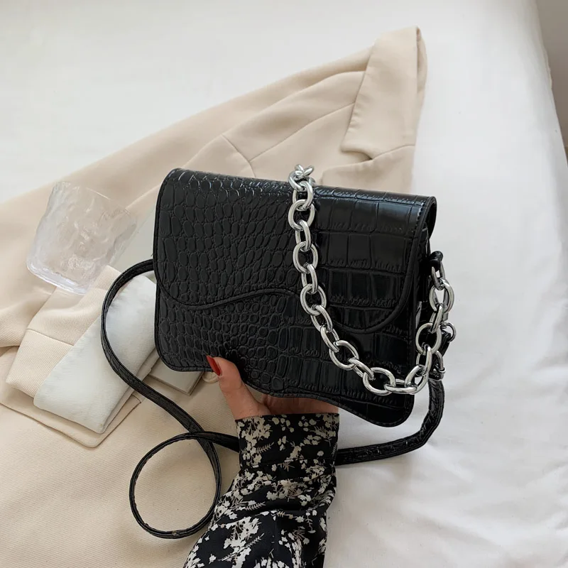 High Quality Designer Retro Crocodile Pattern Small Square Bags Women's Simple Chain Handbags Casual Shoulder Messenger Bags
High Quality Designer Retro Crocodile Pattern Small Square Bags Women's Simple Chain Handbags Casual Shoulder Messenger Bags
