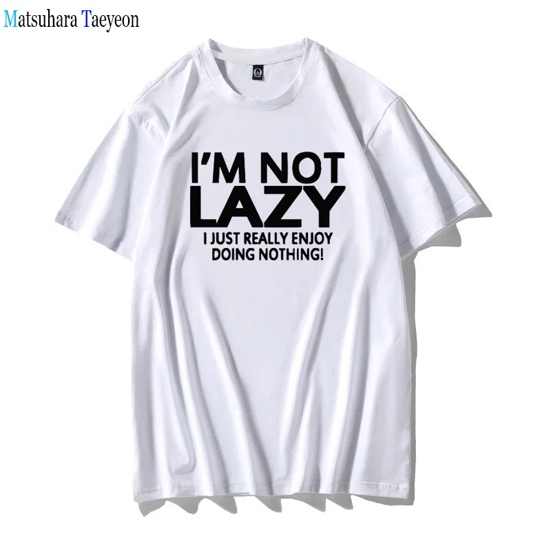 I'm not lazy i just enjoy doing nothing letter Funny T-Shirt Women Plus Size Cotton Streetwear Hip Hop Aesthetic Tshirt Woman
I'm not lazy i just enjoy doing nothing letter Funny T-Shirt Women Plus Size Cotton Streetwear Hip Hop Aesthetic Tshirt Woman