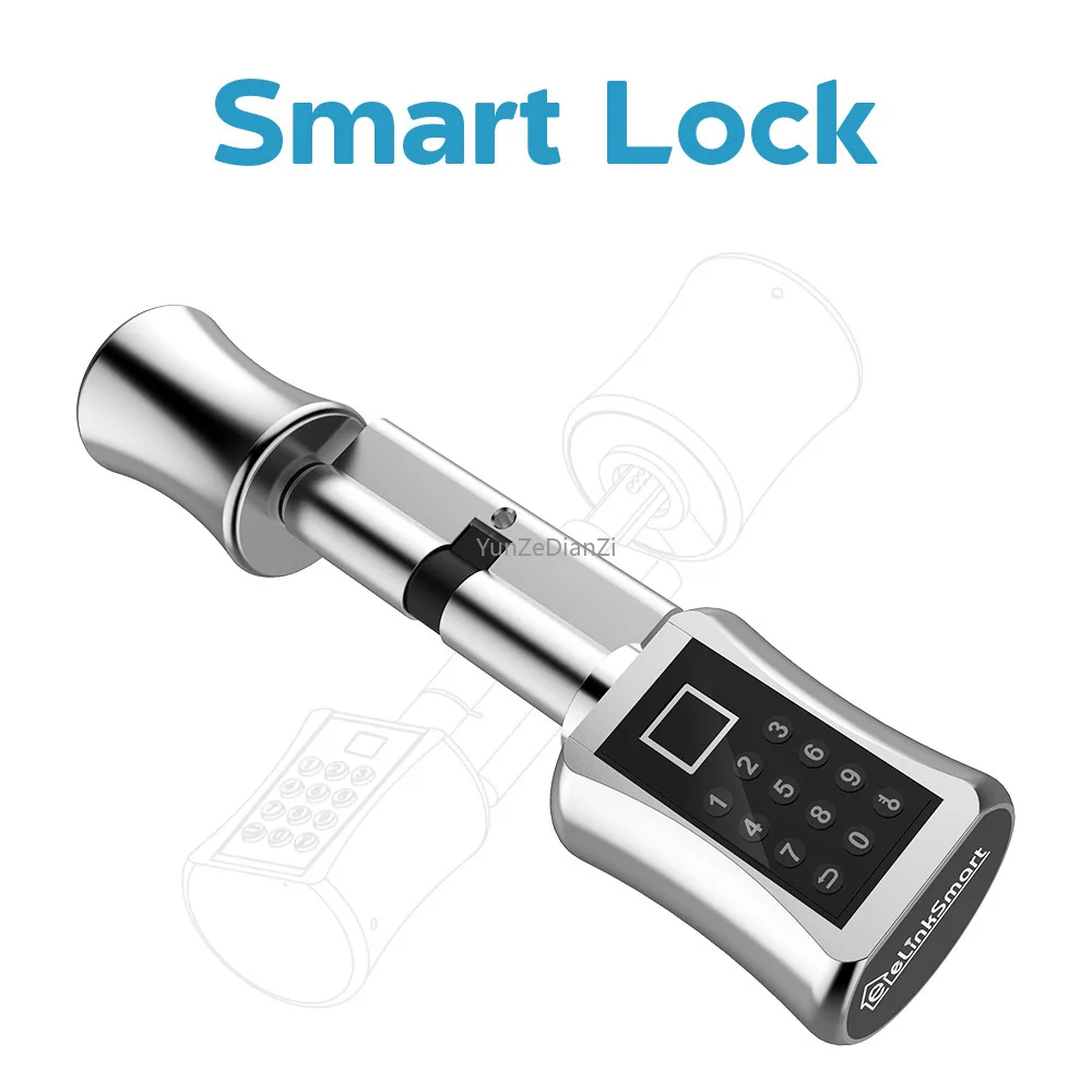 Fingerprint Lock Password Smart Door Lock Electronic Cylinder Biometric Fingerprint Smart Door Locks Security Magnetic Key Lock
Fingerprint Lock Password Smart Door Lock Electronic Cylinder Biometric Fingerprint Smart Door Locks Security Magnetic Key Lock