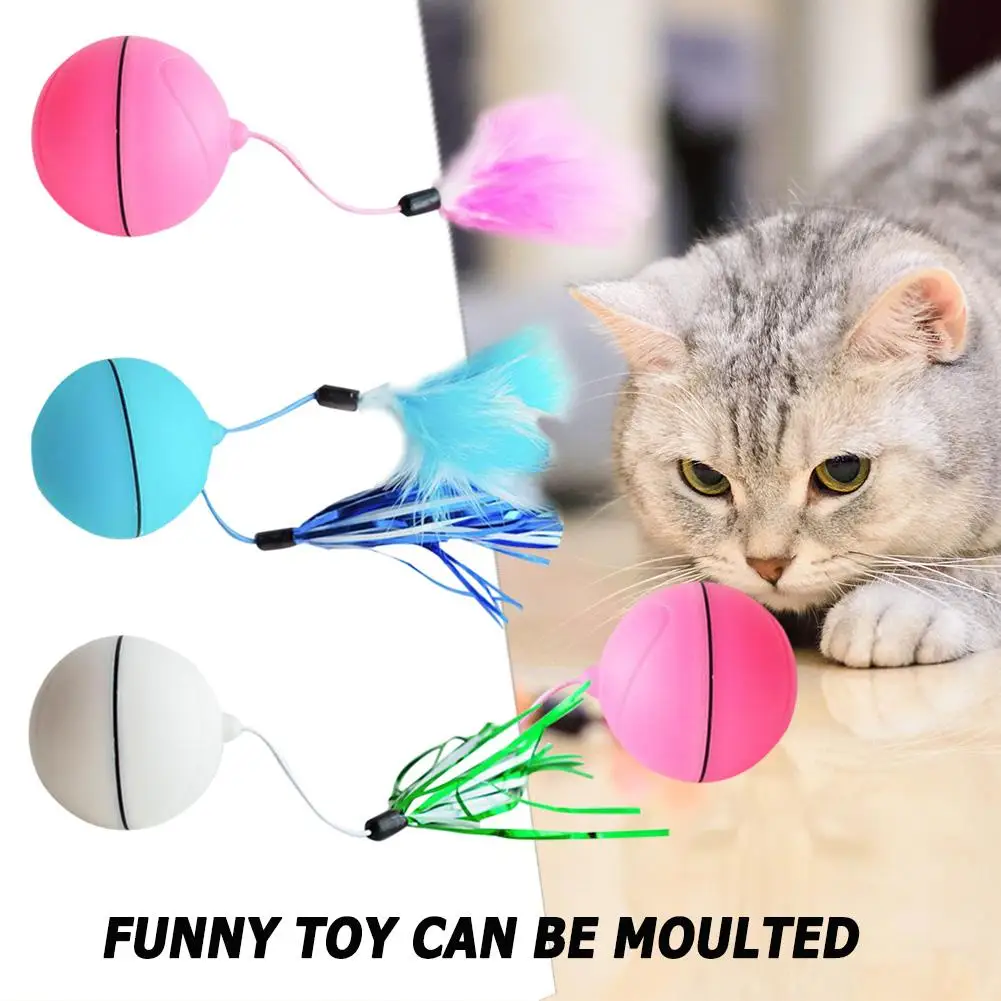 Lovely Kitten Toy LED Glow Ball ABS Easy to Control and Portable with Feathers Cat Teasing Toy Pet Supplies 6.4cm
Lovely Kitten Toy LED Glow Ball ABS Easy to Control and Portable with Feathers Cat Teasing Toy Pet Supplies 6.4cm