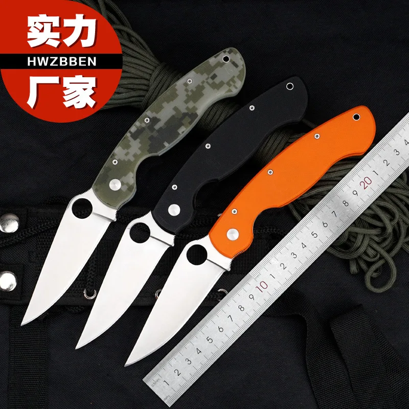 Черный классический складной нож 9Cr18MoV blade G10 Ручка Портативный тактический складной нож для кемпинга резка фруктов рыбалки
Черный классический складной нож 9Cr18MoV blade G10 Ручка Портативный тактический складной нож для кемпинга резка фруктов рыбалки