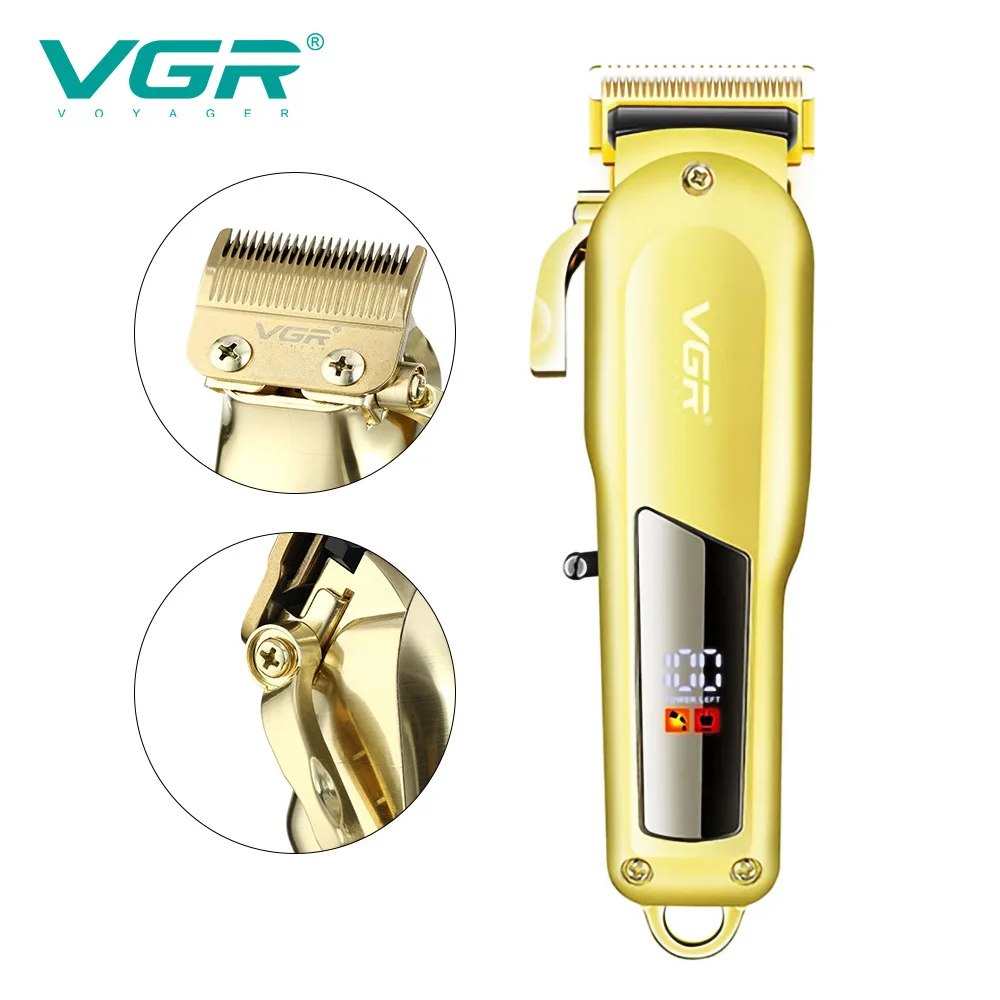 VGR V-278 Professional Wireless Electric Hair Trimmer Hair Clipper Men's Barber Hair Cutter Cord Beard Shaver for Hair Salon
VGR V-278 Professional Wireless Electric Hair Trimmer Hair Clipper Men's Barber Hair Cutter Cord Beard Shaver for Hair Salon