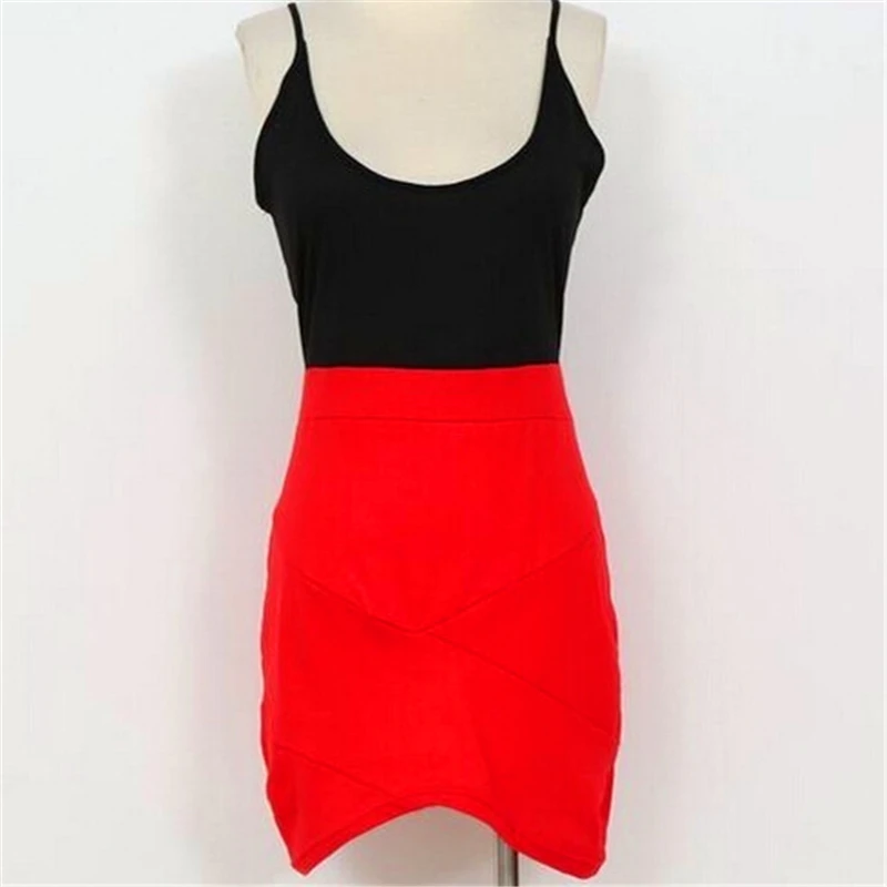 Summer Dress Vestidos For Women 2020 New Black And Red Stitching Patchwork Round Neck Sleeveless Sexy Irregular Dresses
Summer Dress Vestidos For Women 2020 New Black And Red Stitching Patchwork Round Neck Sleeveless Sexy Irregular Dresses