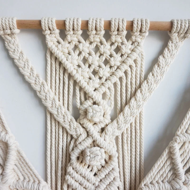 Macrame Wall Hanging Tapestry Wall Decor Boho Chic Bohemian Woven Home Decoration 55X70cm
Macrame Wall Hanging Tapestry Wall Decor Boho Chic Bohemian Woven Home Decoration 55X70cm