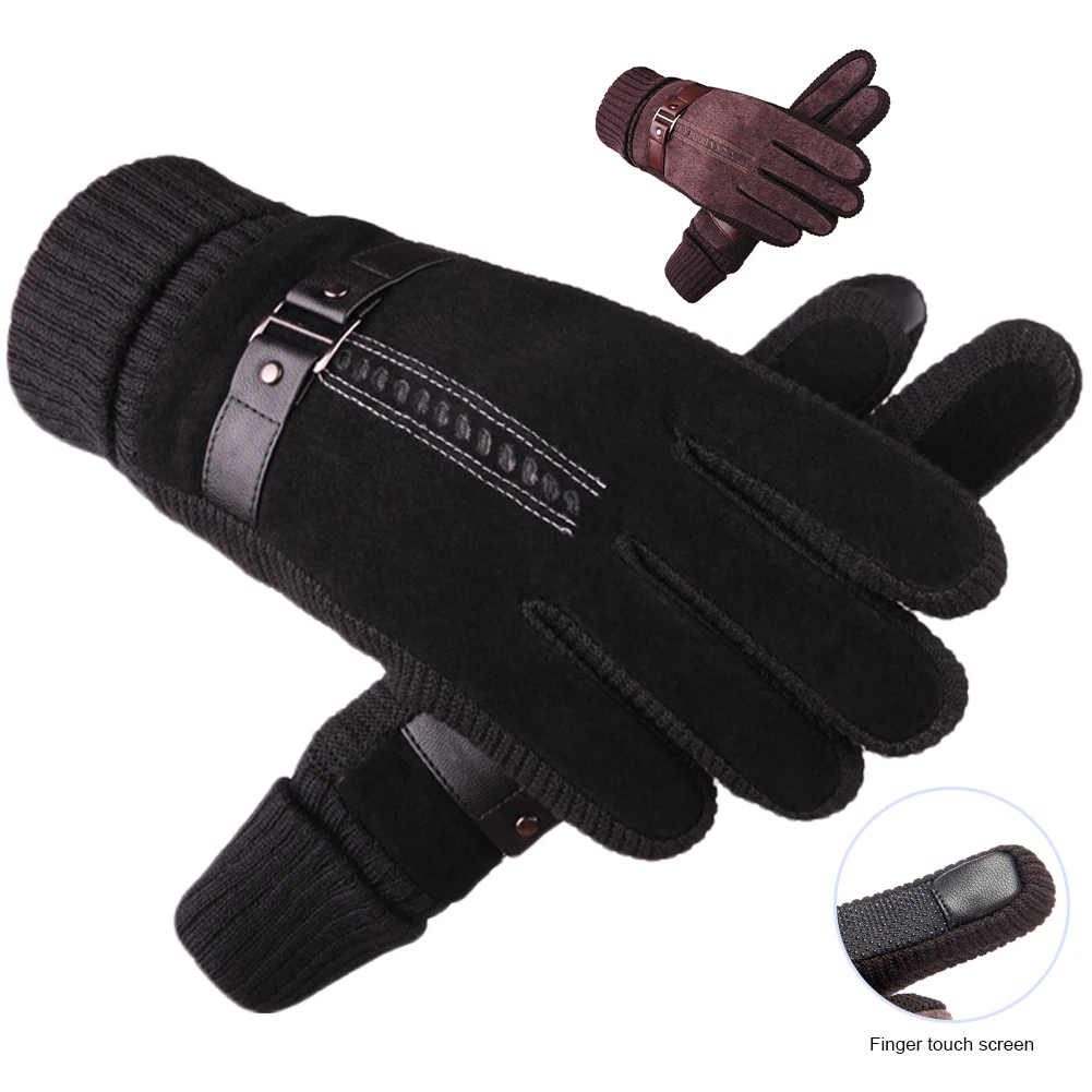 Winter Warm Gloves Pigskin Leather Windproof Gloves Fleece Lining Touch Screen Gloves Ski Cycling Outdoor Sports Gloves Unisex
Winter Warm Gloves Pigskin Leather Windproof Gloves Fleece Lining Touch Screen Gloves Ski Cycling Outdoor Sports Gloves Unisex
