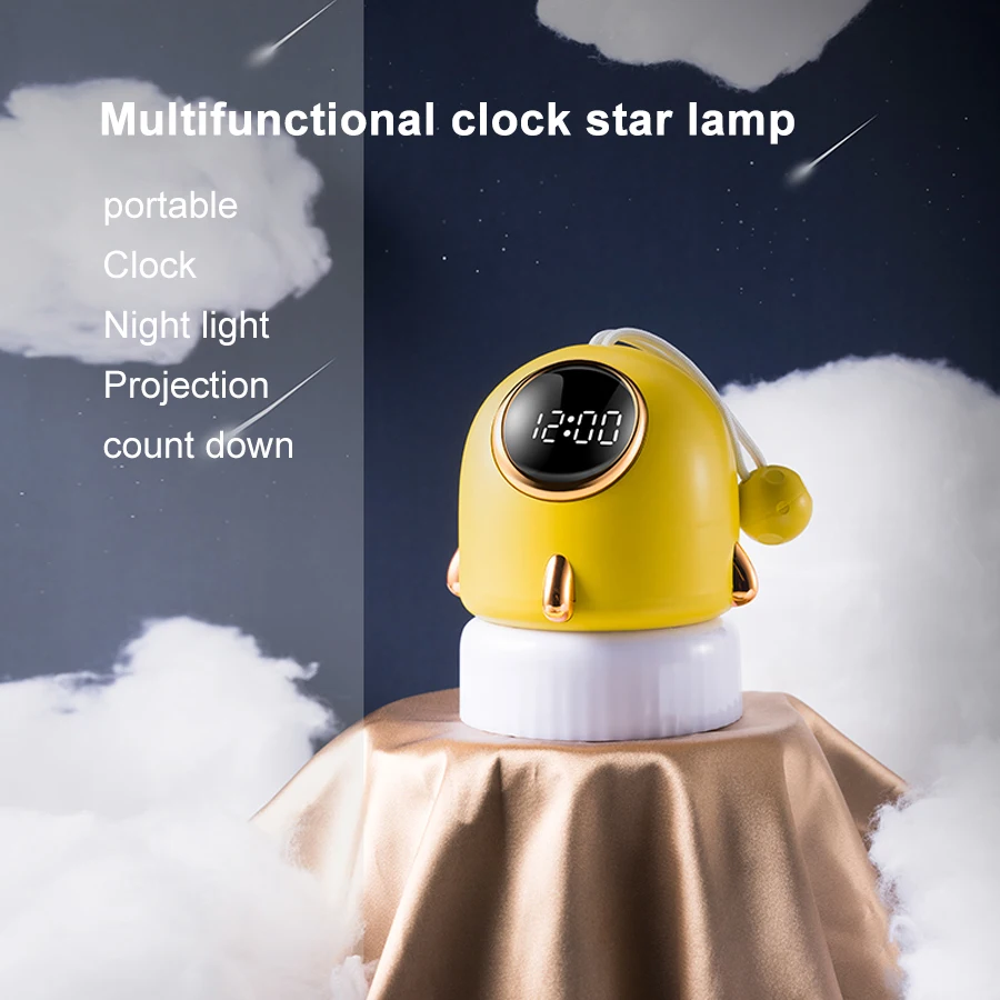 Portable Clock Projector Lamp Digital Alarm Clock Earth Universe LED Lamp Projector Child Baby Bedside Lamp Portable Night Light
Portable Clock Projector Lamp Digital Alarm Clock Earth Universe LED Lamp Projector Child Baby Bedside Lamp Portable Night Light
