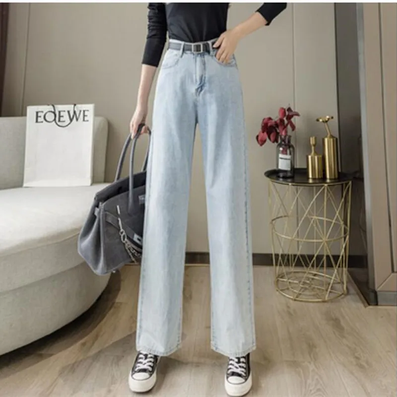 Woman High Waist Jeans Wide Leg Denim Clothing Blue Streetwear Vintage Quality 2021 Fashion Harajuku Straight Pants Clothes
Woman High Waist Jeans Wide Leg Denim Clothing Blue Streetwear Vintage Quality 2021 Fashion Harajuku Straight Pants Clothes